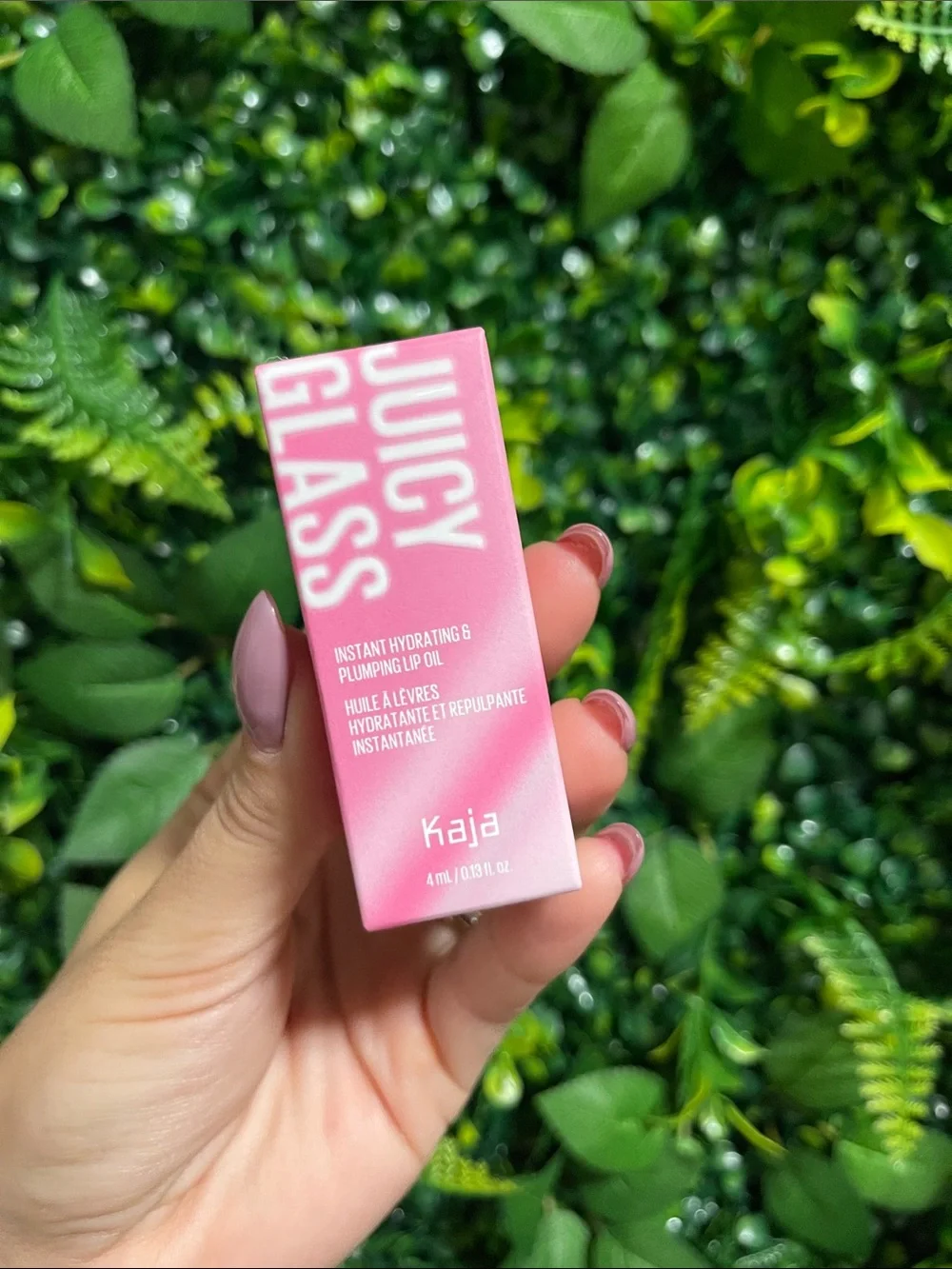 Kaja Juicy Glass Hydrating Lip Oil — Rose Hip Spritz 01